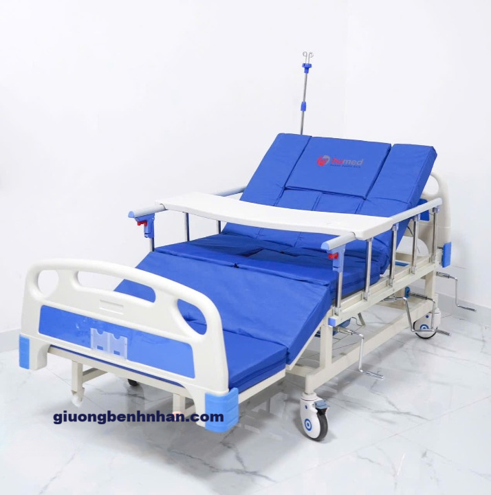  Giường bệnh nhân 4 tay quay Humed đa năng